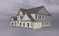 do 3d model and render a house in sketchup