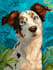 draw a custom  pet portrait illustration
