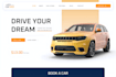 design car rental website car dealership booking car rental website