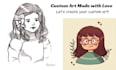 create cute and relatable doodles and digital illustrations