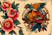 make old school tattoo in traditional tattoo style