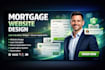 design mortgage website with loan calculator widget secure application and lead