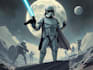 create star wars and sci fi illustration