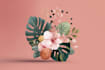 design a unique botanical boho logo