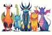illustrate fantasy art creatures and characters