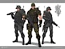 draw 2d game art military character design