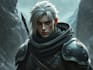 create fantasy, sci fi, character with hyperrealist style