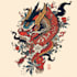 create japanese or oriental tattoo design for you