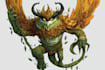 create dragon creature illustration,character design for you