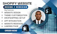 redesign shopify website design shopify store shopify website redesign
