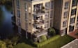 design 3d sketchup model,elevation rendering, landscape design,brick house model