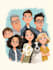 create disney couple cartoon portrait