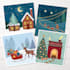 do unique christmas illustrations, cards
