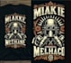 make retro high quality mechanical welding logo