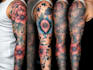 create your custom tribal polynesian tattoo sleeve