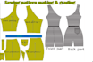 create any sewing pattern and grading for garments projects