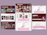design professional influencer media kit and flyer