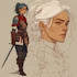 your dnd character art or rpg character, character design