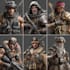 draw detailed military characters for you