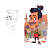 draw a caricature, cartoon caricatures
