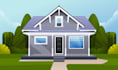 draw house, cabin, building, and cityscape into vector art