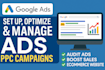 google ads setup optimize audit manage ads ppc campaigns boost sales