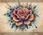 custom a watercolor tattoo design