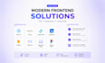create stunning react js frontend with modern UI UX