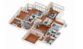 convert 2d to 3d floor plan in 8 hours, house plans, 3d visualization