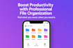 organize your files on onedrive,dropbox or google drive
