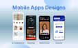 design modern mobile app uiux for ai,saas,fintech or stratup app
