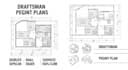 offer draftsman services, house plans, permit plans and drawing in autocad