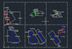 draw professional 2d mechanical parts in autocad