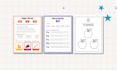 create kids workbook, math worksheet, flashcards, activity book