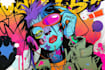 graffiti style illustration, pop art
