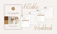 design interior fillable canva workbook, ebook, PDF, journal