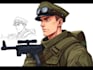 draw game art military character design
