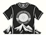 create linocut t shirt design for brands