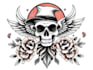 create american traditional tattoo style design