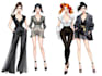 draw a digital fashion illustration