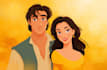 create cartoon disney couple portrait