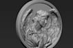 design 3d bas relief,image to 3d coin model,pendant,interlocking path,cnc design