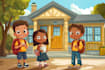 do cute children book cover, children book design
