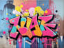 create graffiti pop art canvas designs and murals