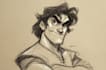 draw a fictional character in disney sketch