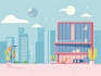 create modern flat vector illustration