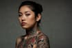 create a tattoo in japanese style
