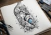 create a tattoo design of tattoo sleeve
