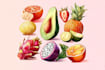 illustrate digitally realistic fruits or veggies
