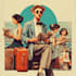 draw retro vintage illustration cartoon character
